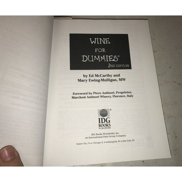 Wine for Dummies Mary Ewing-Mulligan and Ed McCarthy book - Picture 7 of 14